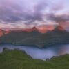 Fjord in Faroe Islands