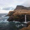 Waterfall in Faroe Islands