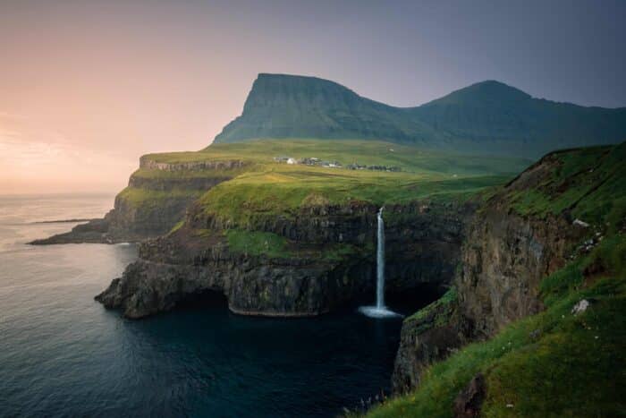 Múlafossur Waterfall