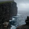 Sea Cliffs with clouds
