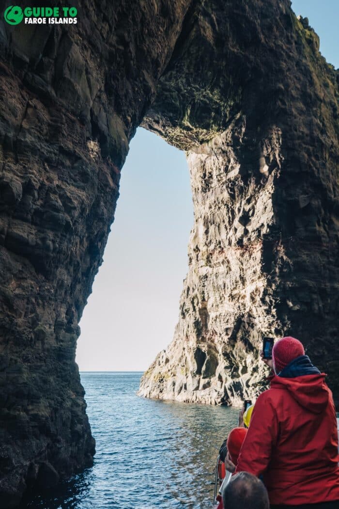 Sea Arch in the Faroe Islands