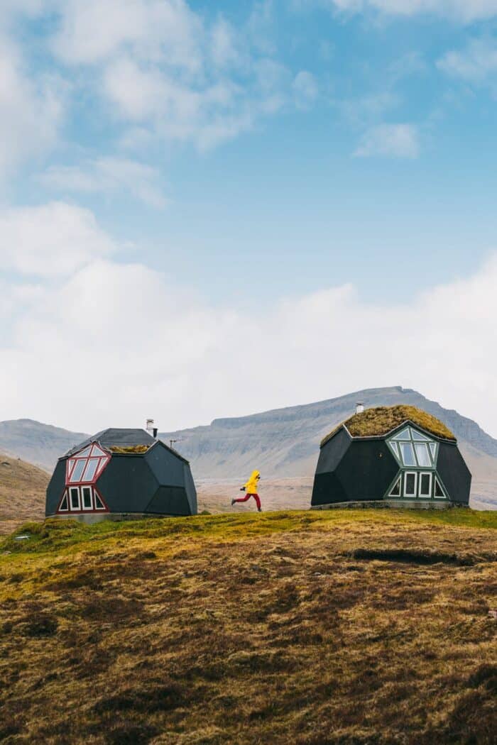 Grass roofed houses