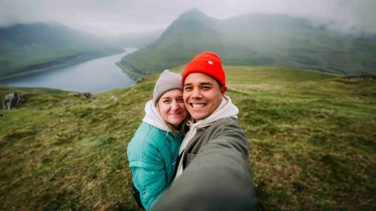 Couple at Hvíthamar