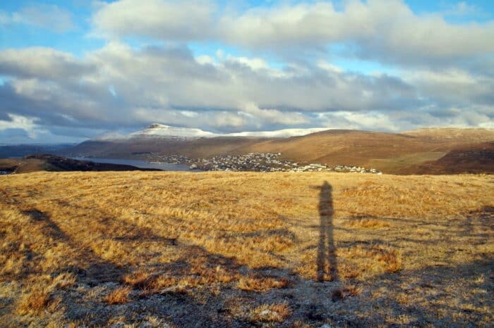 Mount Húsklond on Eysturoy Island