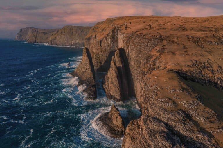 Coastal scenery in Faroe Islands