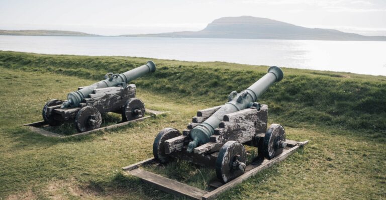 Guns at Skansin in Tórshavn