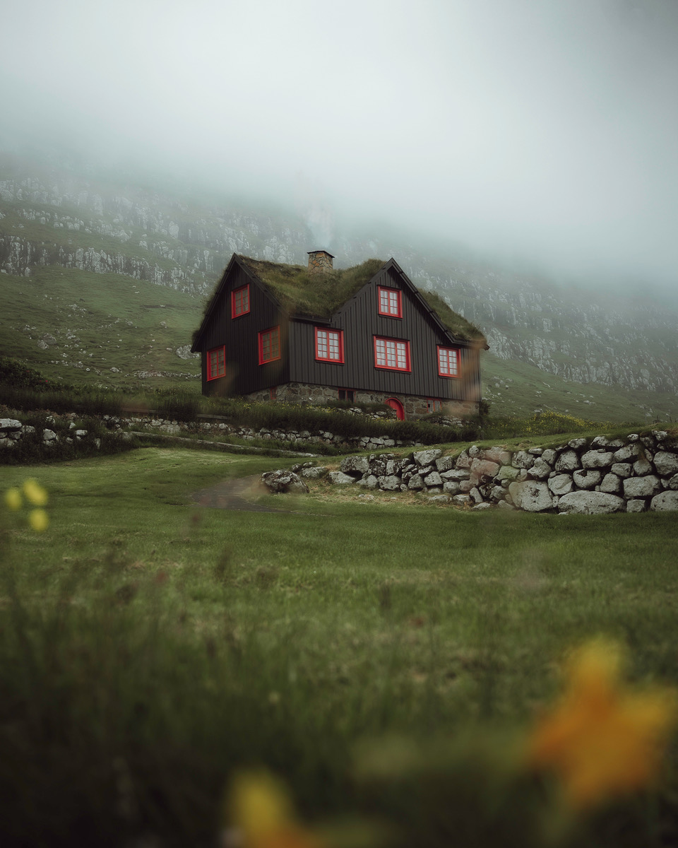 House in Kirkjubøur House in Kirkjubøur