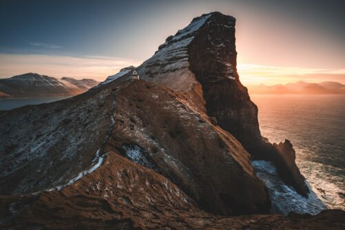 Kallur Lighthouse in winter