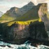 Kalsoy Island aerial view