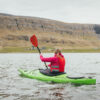 Kayaking on lake