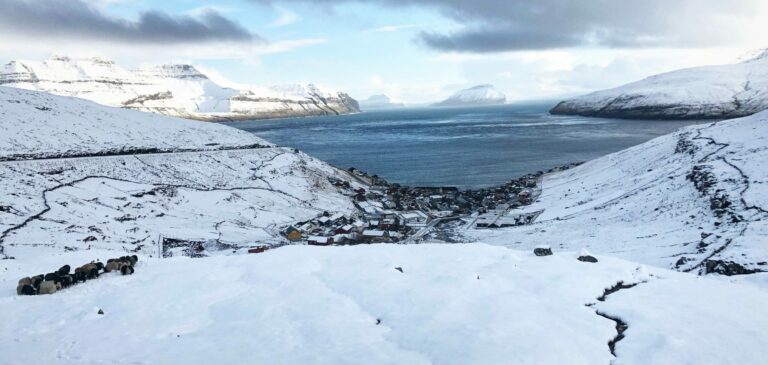 Kvívík in snow