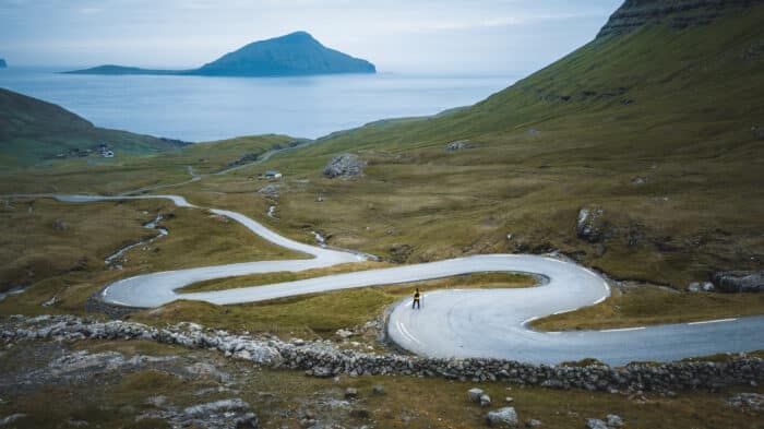 Norðradalur winding road