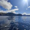 Ocean and islands in sunshine