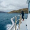Person on boat tour
