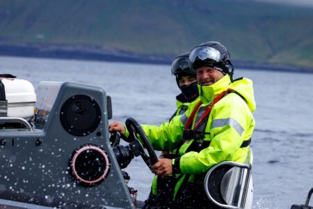 Boat captain in Faroe Islands