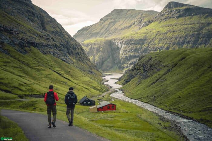 Walking in Faroe Islands