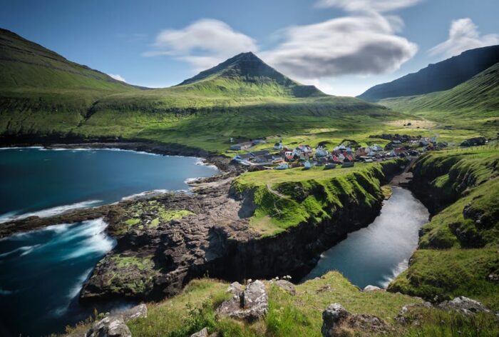 Gjógv in summer