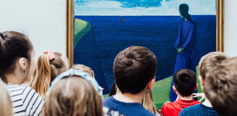 Mikines painting at National Gallery