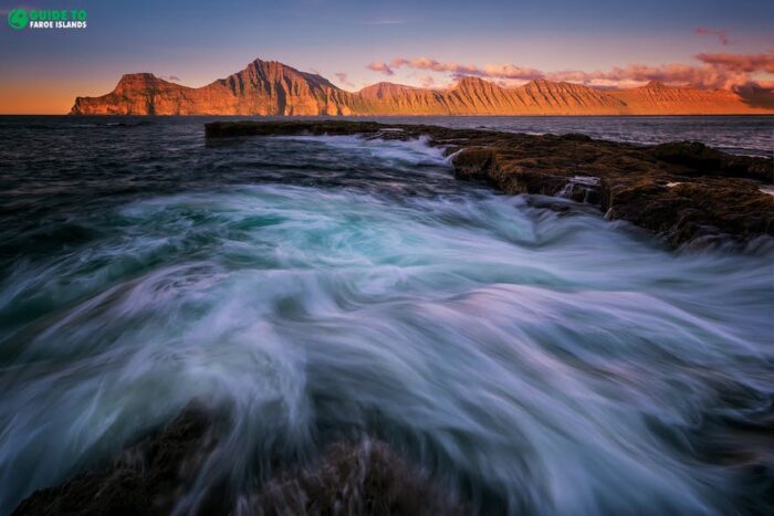 the fjord Kalsoyarfjørður near kalsoy island