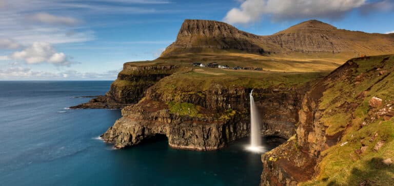 Múlafossur Waterfall
