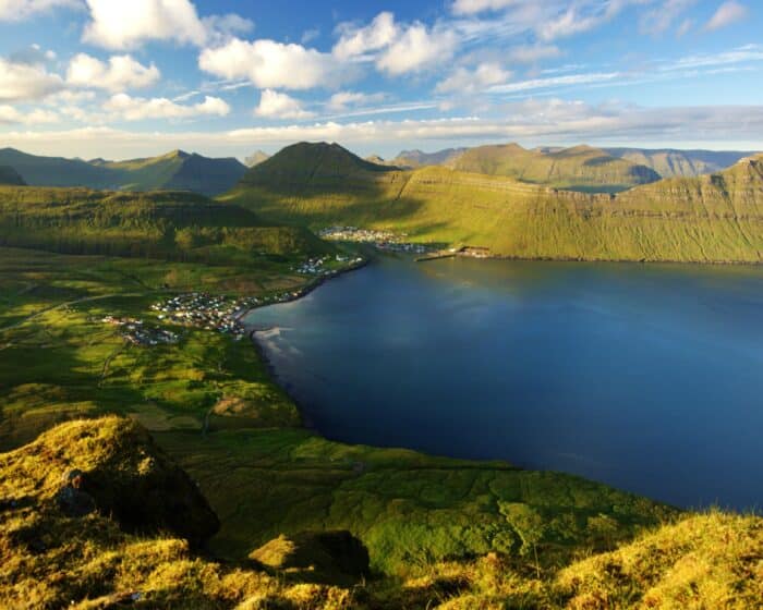 Syðrugøta mountain view