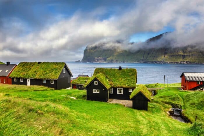 Kalsoy Island houses