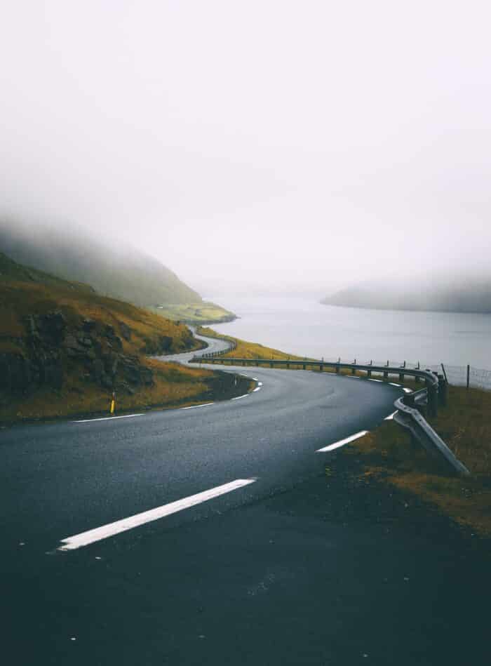 Road in the Faroe Islands