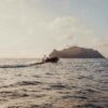 Sailing to Mykines Island
