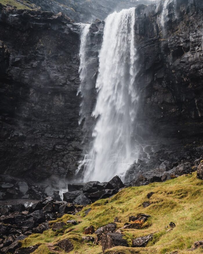 Cascading waterfall