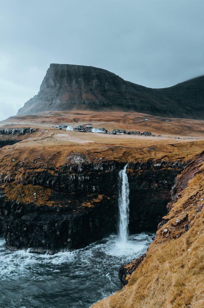 Múlafossur Waterfall