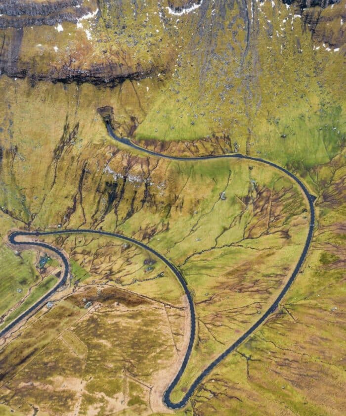 Road on Kalsoy Island