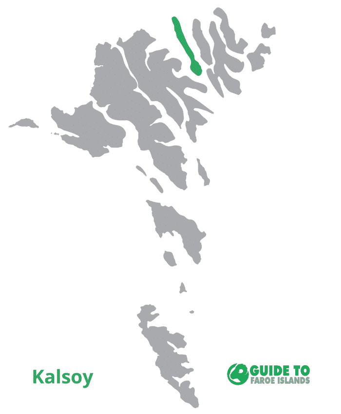 Kalsoy Island on map