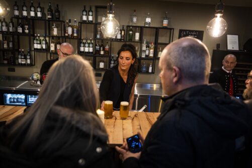 Guests at bar