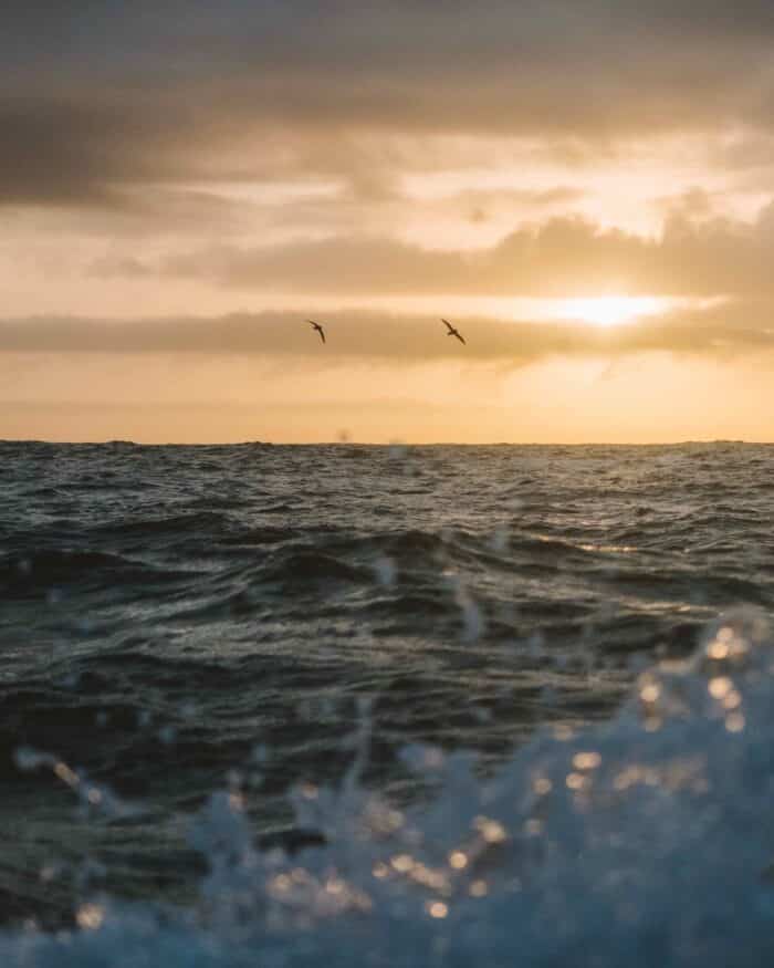 Ocean in Faroe Islands