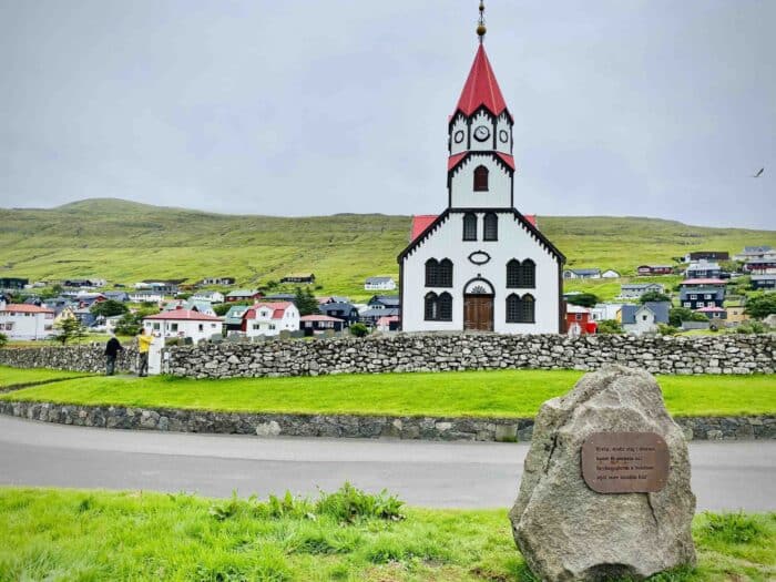 The church in Sandavágur