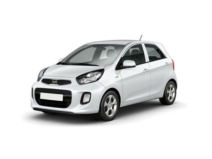 Silver coloured Kia Picanto