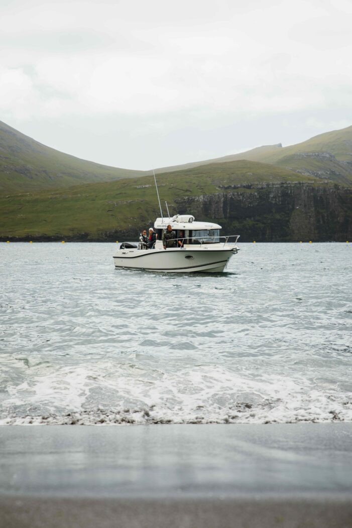 boat near beach