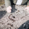 Fist on stone