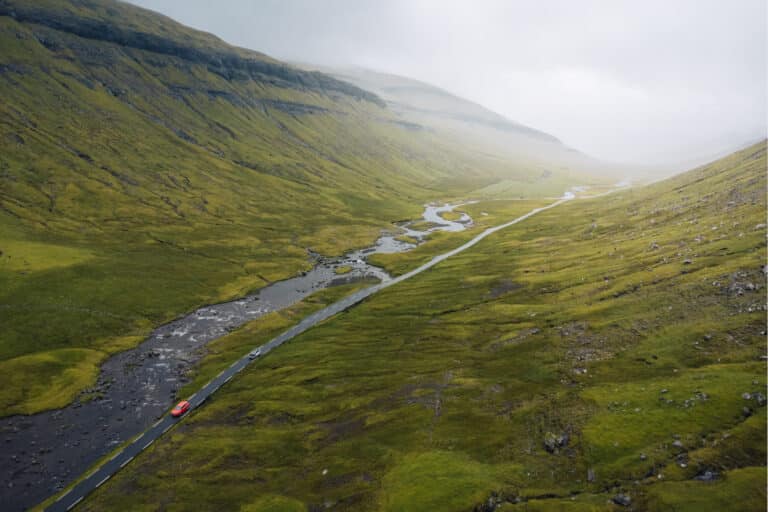 Valley in the Faroe Islands