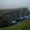 Rugged sea cliffs