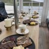 Food on table