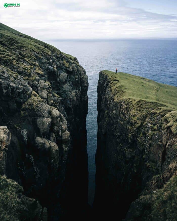 Cleft on Suðuroy Island