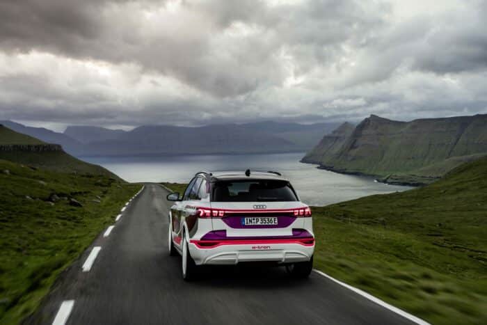 Audi Q6 e-tron in Faroe Islands