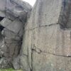Basalt wall in Faroe Islands