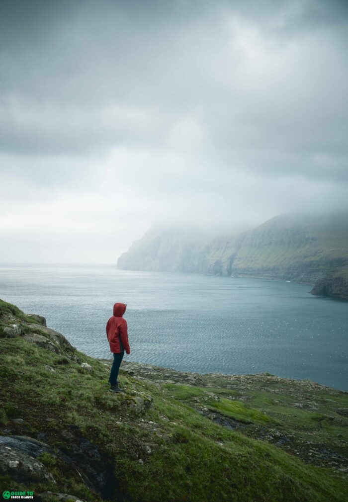 Person standing in nature