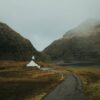 Road to church in Saksun
