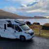 Camper van on Vágar Island