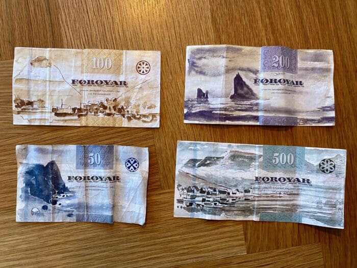 Banknotes Faroe Islands