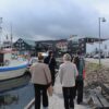 People walking along marina in Tórshavn