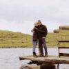 Couple hugging